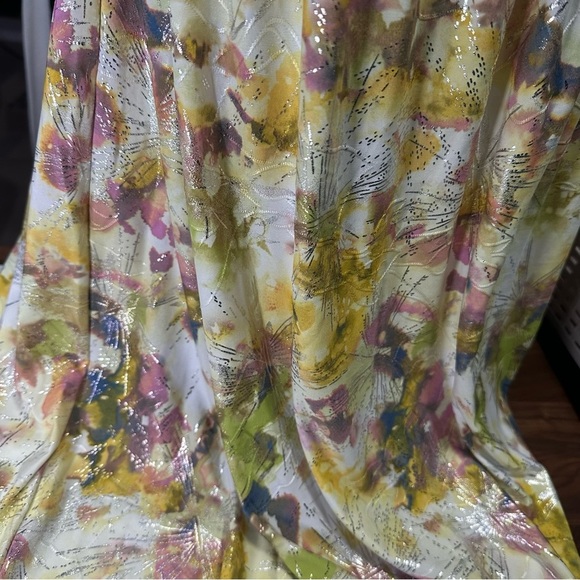 fireworks pattern vintage Artex made in Canada bolero shrug and dress set - Picture 12 of 16